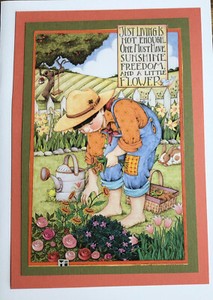 Mary Engelbreit Handmade Greeting Card-Just Living Is Not Enough 