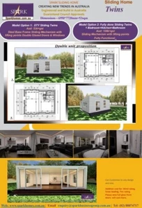 SLIDING GRANNY FLAT 53 SQM- DIY KIT OR FULLY DONE OPTION AVAILABLE - Picture 1 of 2