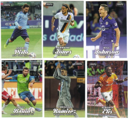 2017 Topps Stadium Club MLS Soccer - Base Cards - Choose Card #'s 1-100 - Image 1 of 1