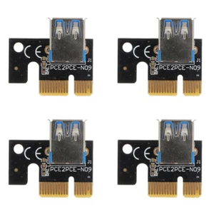 4 Pcs Carte D'adaptateur USB Vers PCI-E Cartes Adaptateurs Minières - Photo 1/12