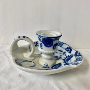 Seymour Mann Japan Wienerwald Fine China blau Kegel Kerzenhalter Kammer - Bild 1 von 7