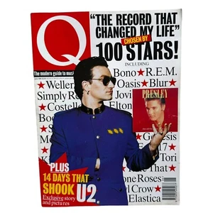 Q Magazine 1995 June U2 Oasis REM Paul Weller Elvis Blur Vintage Music Mag 90s - Picture 1 of 10