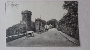 Vintage 1911 postcard Edge Hill Warwickshire horse cart Valentine's - Foto 1 di 2