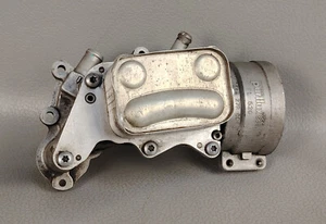 07 11 BMW MINI COOPER R56 R55 1.6 TWO PIPE TYPE TURBO OIL FILTER HOUSING 7546279 - Picture 1 of 17