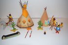 Playmobil Native American Indian Tee Pees  -Figures-Accessories (Wcu17)