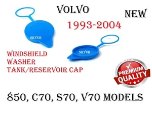 Windshield Washer Reservoir Tank Bottle Cap For Volvo 850 C70 S70 V70 PREMIUM - Foto 1 di 4