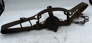 Vintage Victor All Steel No 3 Double Long Spring Trap Trapping - Picture 1 of 10