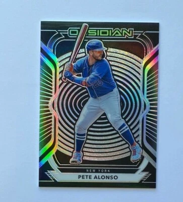 2021 Panini Chronicles OBSIDIAN - Pete Alonso #12 - Mets - Image 1 of 2