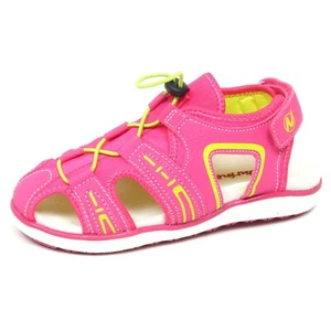 E9208 sandalo bimba fuxia NATURINO SPORT scarpe eco leather/tissue shoe - Picture 1 of 4