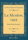 Le Muson, 1922, Vol. 35: Revue d'tudes Orientale
