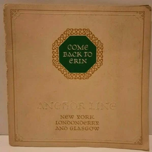 Línea de anclaje 1927-1930, Vuelve a Erin, folleto - Imagen 1 de 2