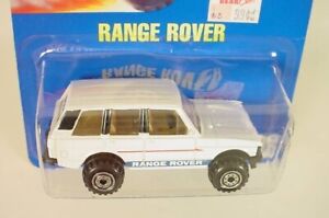 HOT WHEELS SPEED POINTS CARD COLLECTOR # 103 WHITE RANGE ROVER