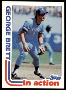 1982 Topps George Brett  NR-MINT Kansas City Royals #201