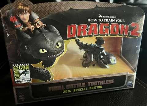 HOW TO TRAIN YOUR DRAGON 2 - Toothless 2014 Comic Con Exclusive - RARE SDCC Cover