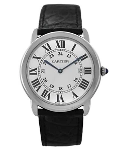 Cartier Ronde Solo W6700255 3603 Date Stainless Steel 36MM Unisex Quartz Watch - Picture 1 of 9