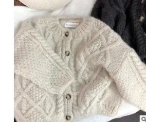 Kids Clothes Single Breast Girls Sweater Brief Style Boys Cardigans Knitted - Picture 1 of 20