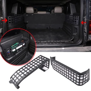 Soporte de bandeja de almacenamiento lateral izquierdo + derecho de aleación negro para Hummer H2 2003-2007 - Imagen 1 de 13