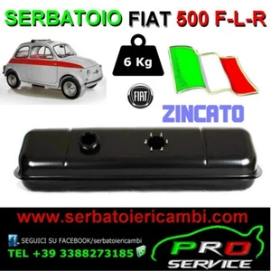 SERBATOIO ZINCATO benzina FIAT 500 cinquecento F-L-R 6Kg ottima qualitNUOVO - Bild 1 von 2