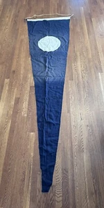 VINTAGE NAUTICAL SIGNAL FLAG / MARITIME / U.S. NAVY / FABRIC / XL SIZE / 8 Foot - Picture 1 of 8
