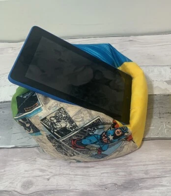 Marvel iPad Mini  Kindle Tablet Nook Desktop cushion Beanbag stand holder - Image 1 of 4