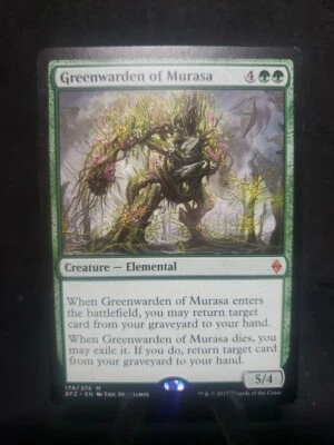 Greenwarden of Murasa	 Battle for Zendikar - Magic the Gathering MTG Green - Image 1 of 2