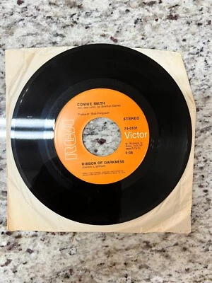 Connie Smith - Ribbon Of Darkness 45 Record, RCA Records, 197?, UC - Image 1 of 2