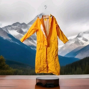 Vtg Horse Back Riding Rain Gear Trench Coat/Duster Unisex XL - Picture 1 of 9