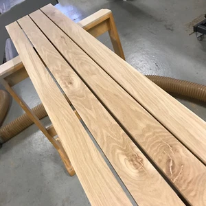 Kantholz Leisten Eiche Massiv Holz Brett Balken Drechselholz Tischbein Pfosten - Bild 1 von 8