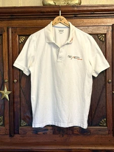 lands end polo shirt Herren, Gr. M, Ca 50, Weiß, Bemer Stickerei, Regular Fit - Bild 1 von 3