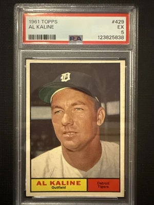 1961 Topps Al Kaline #429 PSA 5 EX - Image 1 of 2
