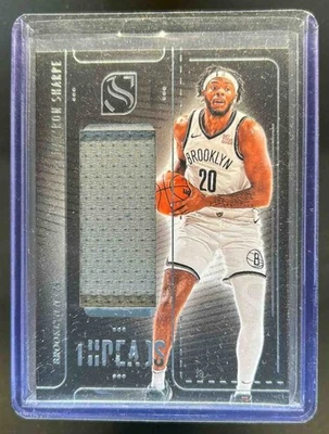 2024-25 Panini Silhouette Day'Ron Sharpe Threads Jersey #THR-DRS Nets - Image 1 of 2