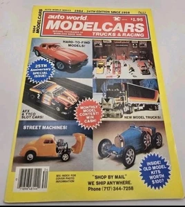 VINTAGE 1984 AUTO WORLD KATALOG 34. EDITION MODELLAUTOS, SLOTCARS, ETC. - Bild 1 von 5