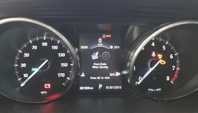 Range Rover Sport 2016 equipo original velocímetro calibre grupo 81 k millas Land Rover Foto 1 de 4