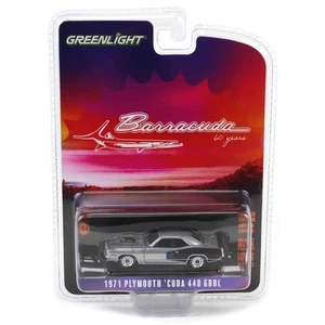 RAW CHASE UNIT 1/64 1971 Plymouth 'Cuda 440 6bbl Shaker Anniversary 17 28160-D - Picture 1 of 3