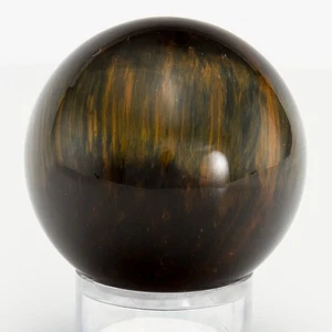 Tiger's Eye Sphere Natural Crystal Ball Polished Red Iron 40mm 92g C0491 - Picture 1 of 9