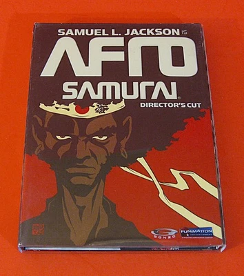 Afro Samurai Samuel L Jackson Director's Cut 2 Disc Anime DVD Box Set VG+ - Image 1 of 4