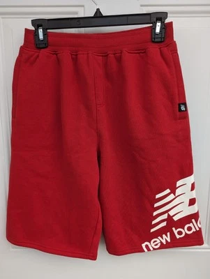 New Balance Boys Fleece Lined Shorts Red New With Tag Size Large (14/16) - Image 1 of 4