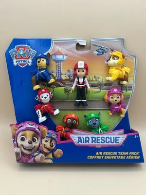 Paquete de 7 figuras del EQUIPO DE RESCATE AÉREO de la Patrulla Canina Ryder Rubble Chase Zuma Rocky Foto 1 de 4