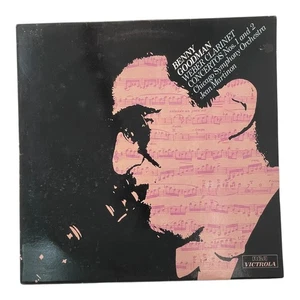 Weber Clarinet Concertos Benny Goodman Chicago Symphony Vinyl LP RCA Victrola - Picture 1 of 4