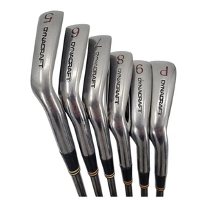 Dynacraft Plus RH Eisensatz 5-9 PW TT Lite Stahl Golf Pride 6 Schläger Bundle - Bild 1 von 8