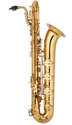 Mint Open Box Chateau CBS-22GL Baritone Saxophone; with Case, Mouthpiece - Image 1 of 4