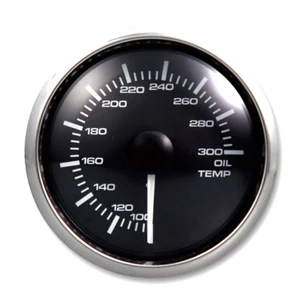 MGS 52mm 2-1/16" Electrical Oil Temperature Gauge 100 ~ 300 °F White & Amber LED - Bild 1 von 9