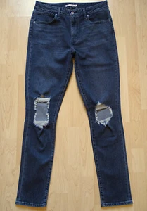 Levi's 721 Denim Jeans W 31 L 32 grau schwarz Damen Hose High Rise Skinny - Bild 1 von 4