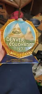 EZRA BROOKS BOURBON BOTTLE American Legion 59 Nat'l Conv. Denver '77 24k Gold - Bild 1 von 3