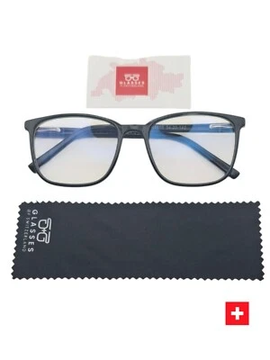 GLASSES OF SWITZERLAND Blue Light Blocking Glasses Anti Glare Computer Gaming Glasses for Men & Women