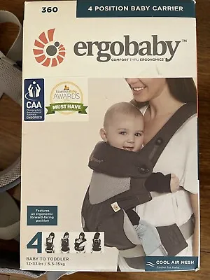 Ergo Baby 360 Cool Mesh Carrier And Newborn Insert. Excellent Used Condition. • 59$