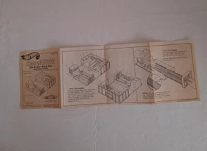 Instrucciones vintage Hot Wheels INSIDETRACK Mattel - Imagen 1 de 2