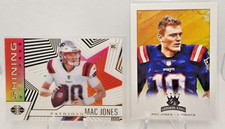 (2) 2021 Pani. Illusions Shining Stars Mac Jones #SS-16 Rookie RC & Donruss #GK5