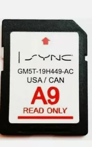 FORD LINCOLN GPS NAVIGATION SD CARD MAP A9 USA CANADA GMGT-19H449-AC - Picture 1 of 1