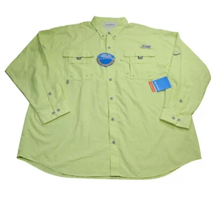 NWT Columbia PFG Fishing Shirt Men’s 2XL Bahama II Long Sleeve Outdoors Vented - Picture 1 of 9